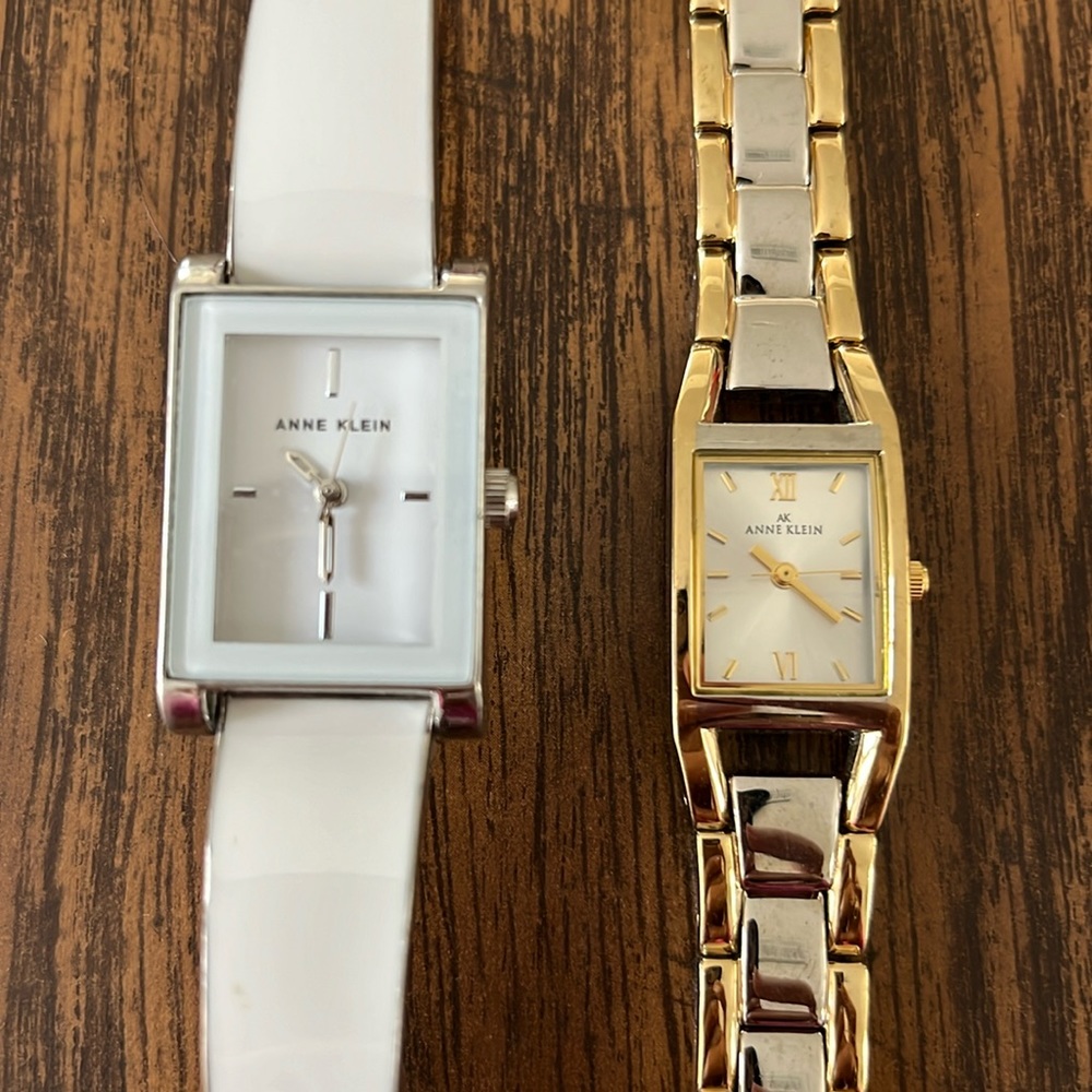 Anne Klein ladies watches. Lot of two.